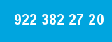 922 382 27 20 922 382 27 20